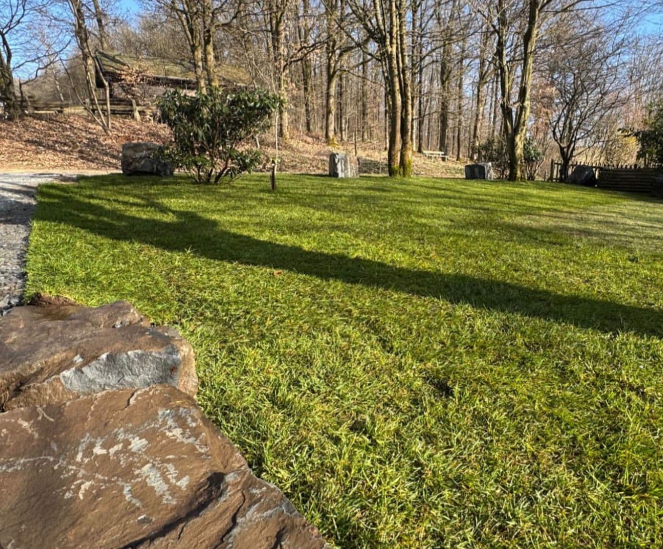 Terrassenbau im Außenbereich